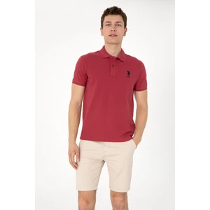 U.s. Polo Assn. Erkek Vişne Tişört Basic 50305929-VR223