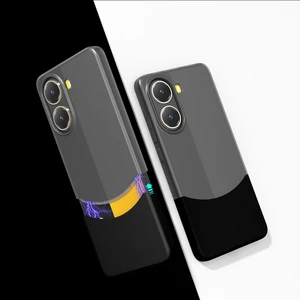 Poco X7 Pro Kılıf Magsafe Şarj Kartlıklı Mıknatıslı Duble 1.7mm Kapak Kart Bölmeli Lacivert Siyah Gri Renkleriyle