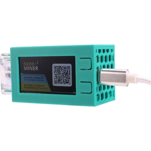 Quarter Stone Nerdminer V2 Pro Miner 78KH/S Mini Bitcoin Piyango Madencisi Yeşil Için (Yurt Dışından)