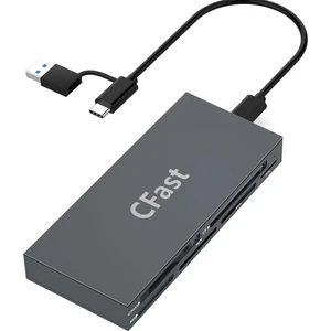 Quarter Stone Aynı Anda 6 Kart Oku Cf/ms/sd/tf/cfast Kamera Kart Okuyucu (Yurt Dışından)