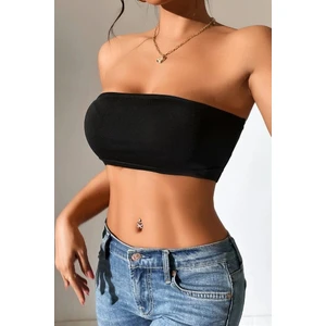 Straplez Kadın Büstiyer Siyah