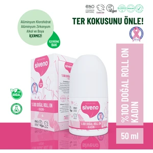 %100 Doğal Roll-On Kadın Deodorant Bitkisel Leke Bırakmayan Vegan 50 ml