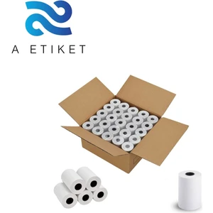 80X80 Termal Yazar Kasa Pos Rulosu Koli Içi 100 Rulo