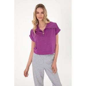 U.s. Polo Assn. Kadın Menekşe Tişört 50300738-VR037
