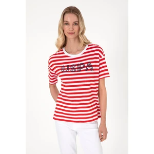 U.s. Polo Assn. Kadın Kırmızı Tişört 50305772-VR030