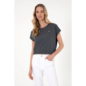 U.s. Polo Assn. Kadın Antrasit Tişört 50305720-VR006