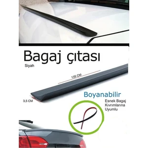 Volkswagen Jetta Uygun Bagaj Üstü Spoıler 3,6 cm - 135 cm
