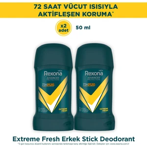Men Advanced Protection Erkek Stick Deodorant Extreme Fresh 50 ml X2