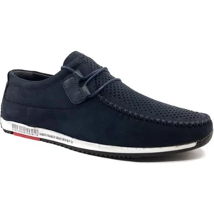 Bags Shoes James Franco JF-5092-XL Erkek  Nubuk Deri Marine Casual Ayakkabı