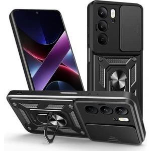 Realme C75 Kılıf Pars Yüzüklü Kamera Sürgülü Tank Kapak