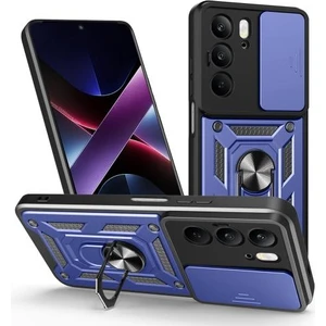 Realme C75 Kılıf Pars Yüzüklü Kamera Sürgülü Tank Kapak
