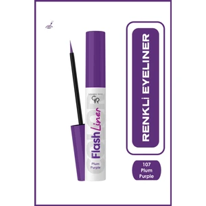 Golden Rose Flash Liner Colered Eyeliner No:107 Plum Purple - Renkli Eyeliner - 8691190535179