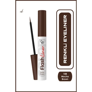 Golden Rose Flash Liner Colered Eyeliner No:108 Mocha Brown - Renkli Eyeliner - 8691190535186