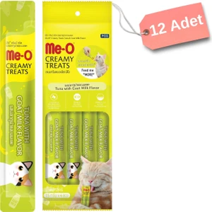 Me-O Creamy Kedi Ödül Maması Ton Balığı ve Keçi Sütlü 12'li 15 GR