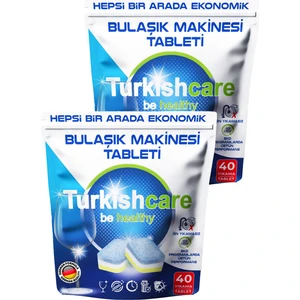 Hepsi 1 Arada 40 Lı Bulaşık Makinası Tableti x 2 Paket (80 Tablet)