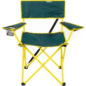 Eco Ergonomik Katlanır Kamp Sandalyesi Yeşil-Sarı