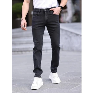 Erkek Slim Fit Casual Likralı Kot Pantolon