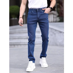 Erkek Slim Fit Casual Likralı Kot Pantolon