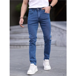 Erkek Slim Fit Casual Likralı Kot Pantolon
