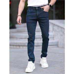 Erkek Slim Fit Casual Likralı Kot Pantolon