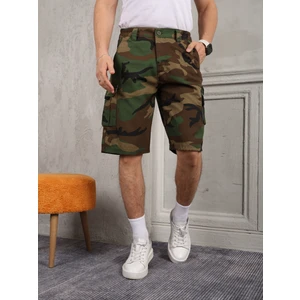 Erkek Kamuflaj Kargo Şort