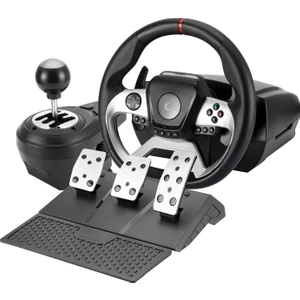 Pace V987 Only Pc 3 Pedallı - El Vitesli Gaming Oyuncu Direksiyonu SADECE PC UYUMLU