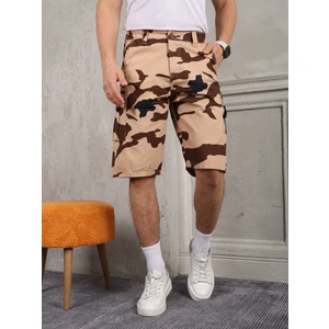 Erkek Kamuflaj Kargo Şort