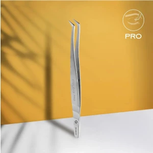 Stalkes Expert 40 Type 12 Profesyonel Kirpik Cımbızı (Ayak, 65')