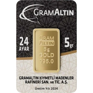 5 Gr 24 Ayar Iar Gram Altın