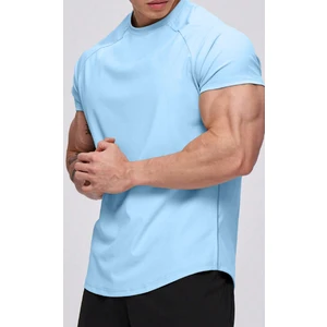 Ghassy Co. Erkek Running Sports Reglan Oval Kesim Penye T-Shirt