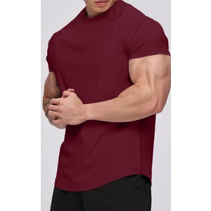 Ghassy Co. Erkek Running Sports Reglan Oval Kesim Penye T-Shirt