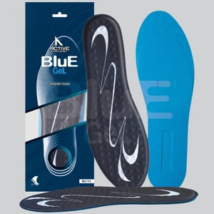 Blue Gel BG192 | Yumuşak Masaj Noktalı, Memory Foam Ayakkabı Tabanı, Klasik Ayakkabılar İçin İç Tabanlık