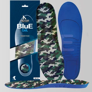 Blue Gel BG184.ML | Yumuşak Memory Foam, Darbe Emici, Ortopedik, Yorgunluk Alan, Asker Botları İç Tabanlık