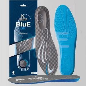 Blue Gel BG199 | Yumuşak Memory Foam, Şok Emici, Hafızalı, Ortopedik Spor Ayakkabılar İçin İç Tabanlık