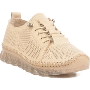 Siyah  Deri Kadın Casual Ayakkabı 0004 Z