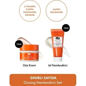 Ginzing Göz Çevresi Kremi ve Jel Nemlendirici Seti