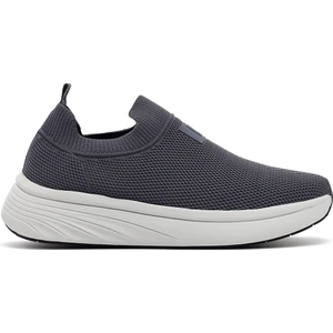 Zero Erkek Gri Kalın Tabanlı Kumaş Sneaker 25sfd69526f