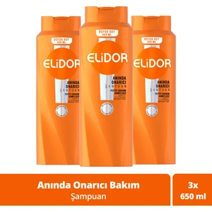 Anında Onarıcı Bakım Saç Bakım Şampuanı 650 ml x 3 Adet