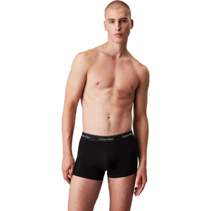 Calvin Klein Erkek 3'lü Siyah Boxer LV00NB4392 Dokuma Kumaş ile Rahat Kullanım