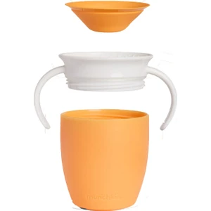 Mucize 360° Alıştırma Bardağı, 6AY+, 207ML, Turuncu, 1 Adet