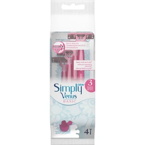 Gillette Venüs Simply-3 Basic 4'lü Poşet