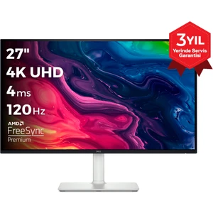 S2725QS 27 3840X2160 4K UHD 120Hz 4ms HDMI Dp Freesync Premium IPS Monitör