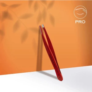 Expert 11 Type 4r Kaş Cımbızı (Dar Yamuk Kenarlar), Kırmızı