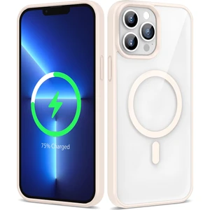 Apple iPhone 13 Pro Max Kılıf Sararmaz Magsafe Şeffaf Kapak Ege