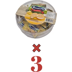 Banana Pie Muz Aromalı Krema Dolgulu Bisküvi 200 gr x 3 Adet