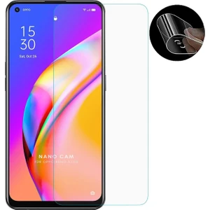 Oppo Reno 5 Lite Ekran Koruyucu Cam Tam Uyumlu Temperli Cam Kırılmaz Cam