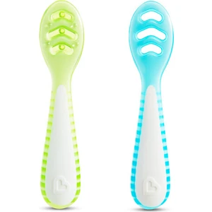 Gentle Dip İlk Bebek Kaşığı | 2’li Set | 4 Ay+ | Aşamalı Beslenme | BPA İçermez | Unisex |Mavi/Yeşil