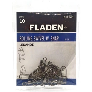 Lekande Rolling Swivel W.snap Klipsli Fırdöndü