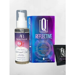 Aurora Boreale Anal A+ Sade Su Bazlı Jel 100 ml + Q Reflective 6'lı Kondom Hediyeli