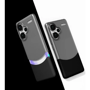 Xiaomi Redmi Note 13 Pro Plus 5g Kılıf Magsafe Şarj Kartlıklı Mıknatıslı Duble 1.7mm Kapak Kart Bölmeli Lacivert Siyah Gri Renkleriyle